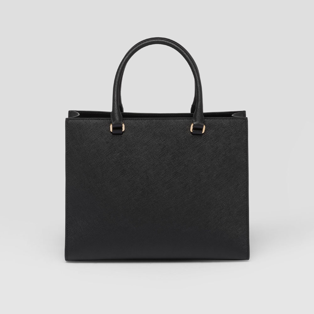 Prada Black Medium Saffiano Handbag 1BA337 NZV F0002 - Photo-3