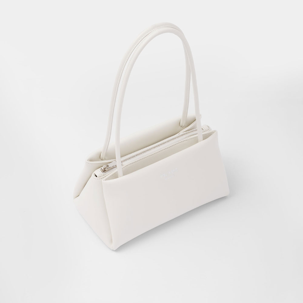 Prada White Leather Mini-bag 1BA368 2DDJ F0009 - Photo-2