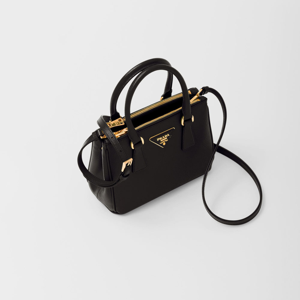 Black Prada Galleria Saffiano Mini-bag 1BA906 NZV F0002 - Photo-2