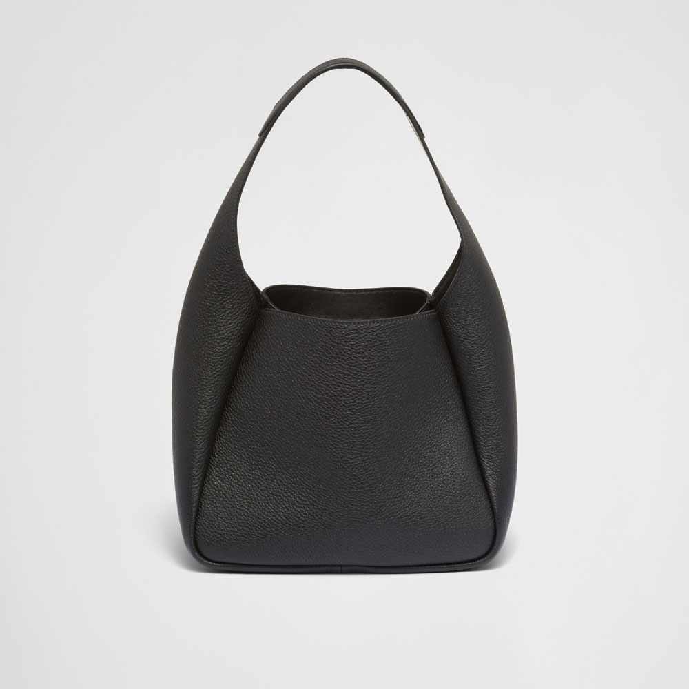 Prada Black Leather Handbag 1BC127 2DKV F0002 - Photo-3