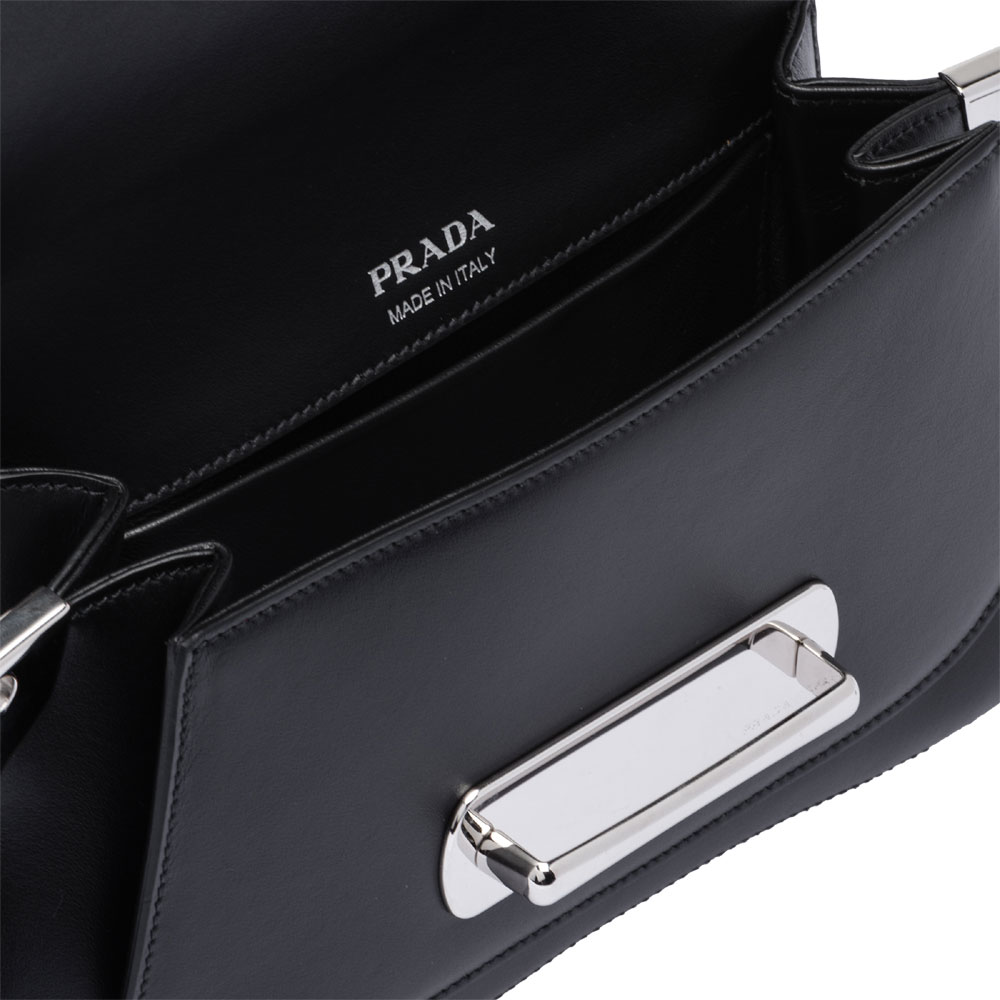 Prada Sidonie leather shoulder bag 1BD168 2AIX F0002 - Photo-4
