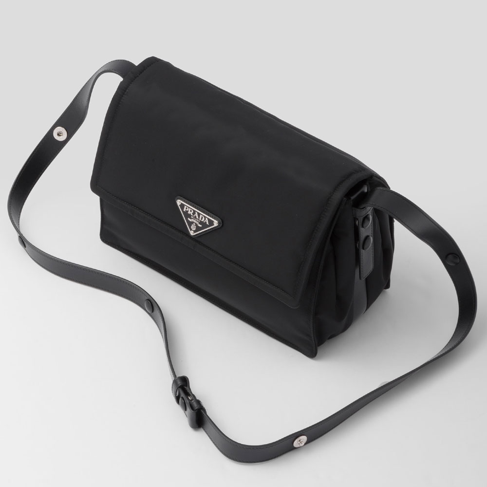 Prada Black Medium Padded Re-nylon Shoulder Bag 1BD255 RDLN F0002 - Photo-2