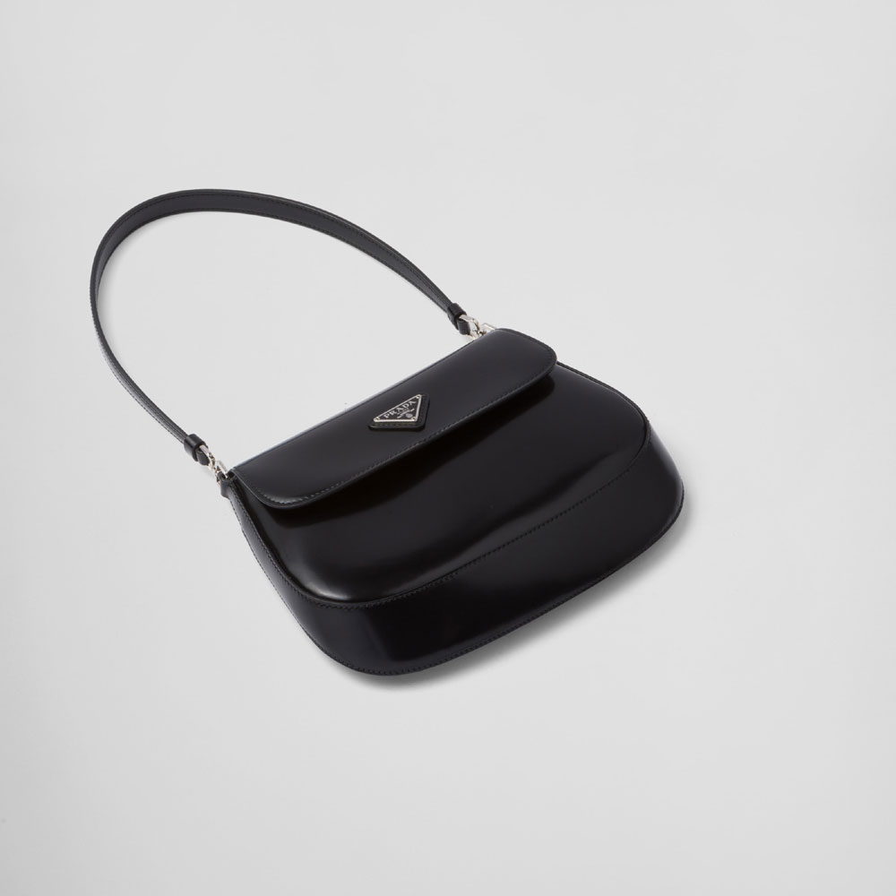 Prada Cleo Brushed Shoulder Bag With Flap 1BD311 ZO6 F0002 - Photo-2