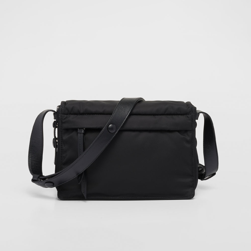 Prada Black Small Padded Re-nylon Shoulder Bag 1BD313 RDLN F0002 - Photo-3