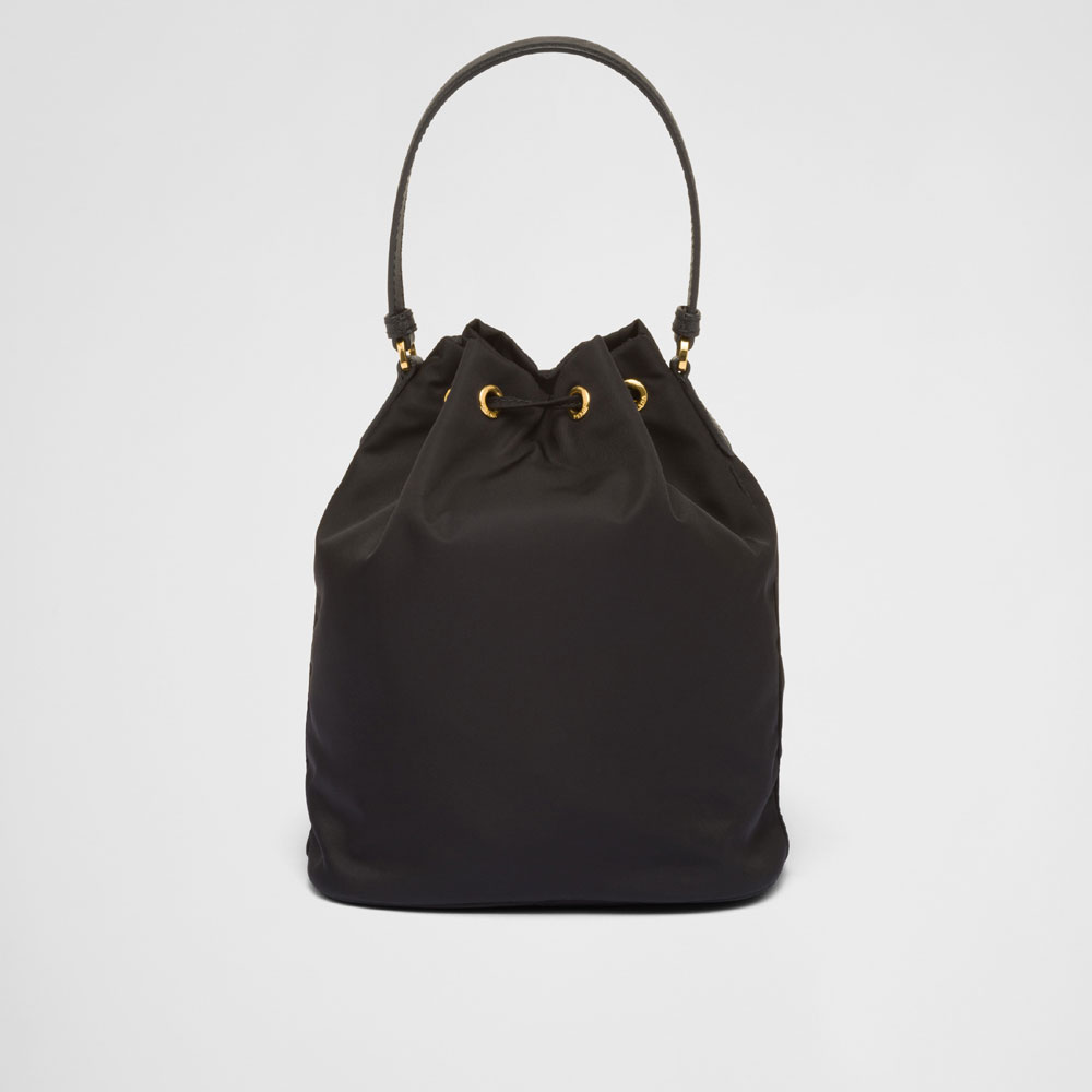 Black Prada Duet Re-nylon Bucket Bag 1BH038 RV44 F0002 - Photo-3