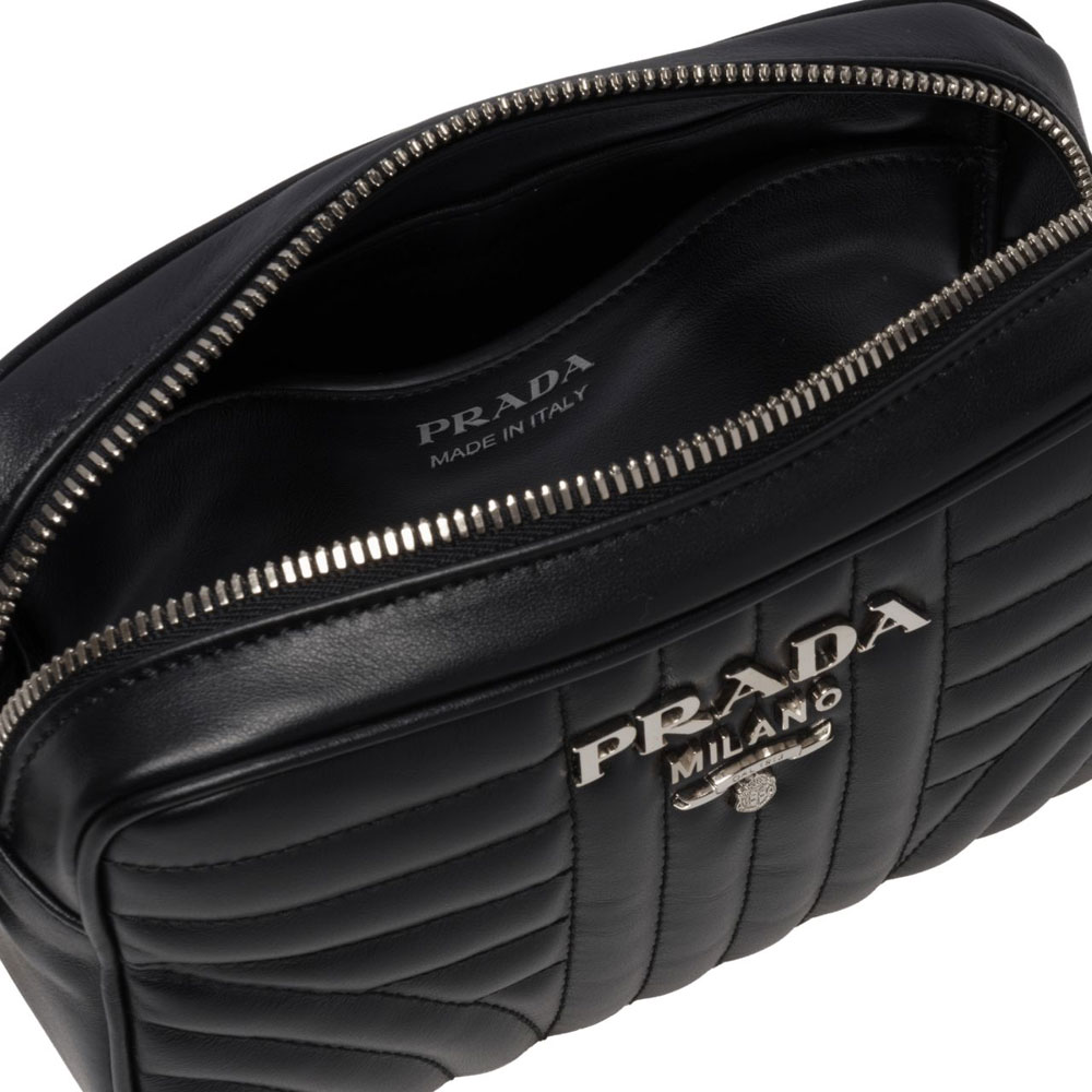Prada Diagramme leather cross-body bag 1BH084 2D91 F0002 - Photo-4