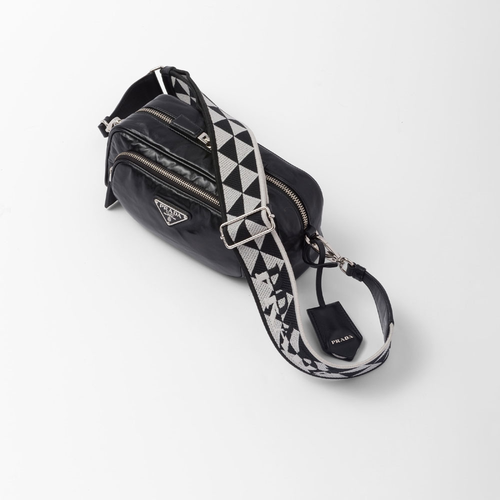 Prada Black Nappa Multi pocket Shoulder Bag 1BH198 UVL F0002 - Photo-2