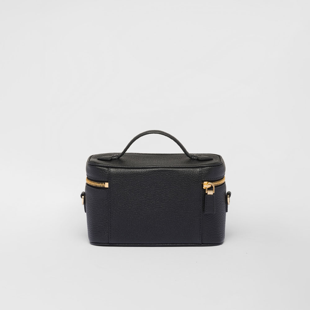 Prada Black Leather Mini-bag 1BH202 2DKV F0632 - Photo-3