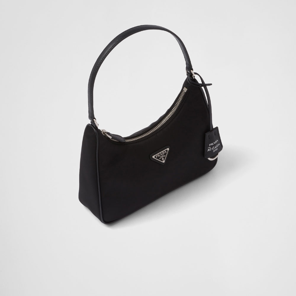 Black Prada Re-edition 2005 Re-nylon Mini Bag 1NE204 R064 F0002 - Photo-2