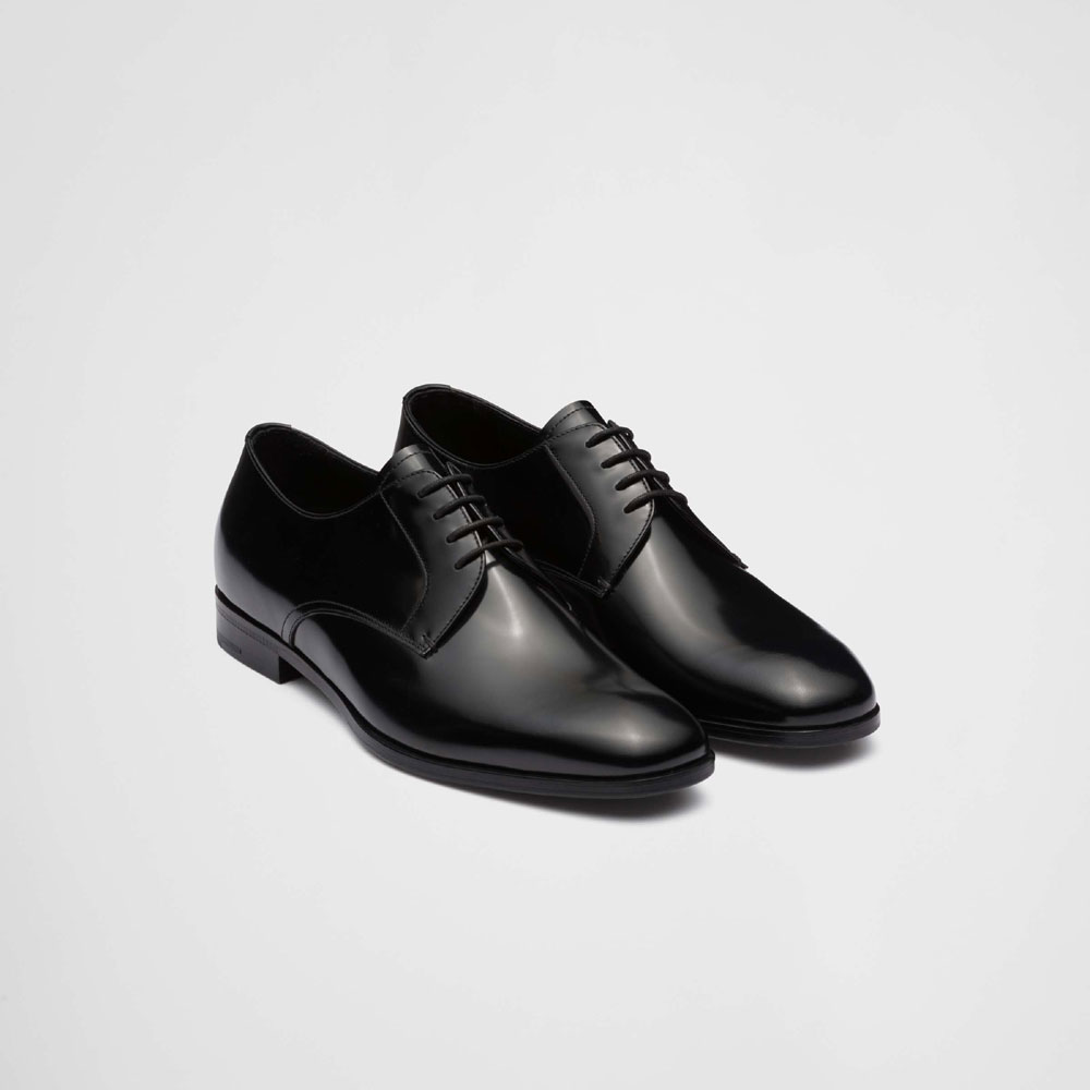 Prada Brushed leather derby shoes 2EB174 P39 F0002