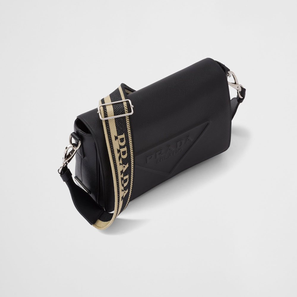 Prada Black Saffiano Shoulder Bag 2VD046 2FAD F0002 - Photo-2