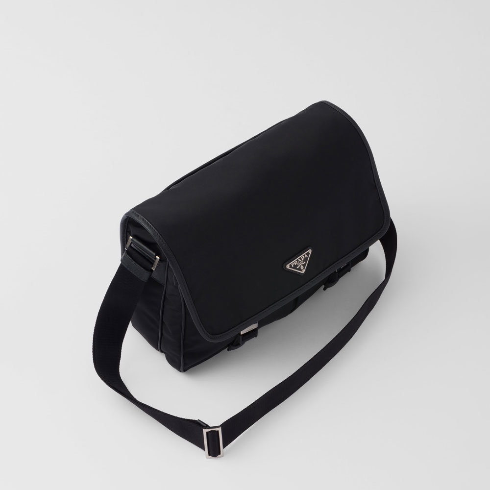 Prada Black Re-nylon Saffiano Shoulder Bag 2VD768 2DMH F0002 - Photo-2