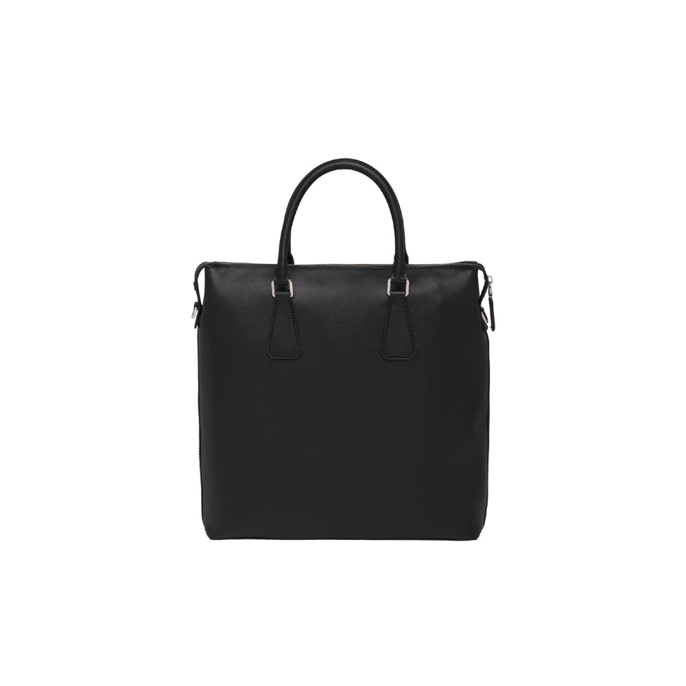 Prada Saffiano leather briefcase 2VG046 9Z2 F0002 - Photo-3