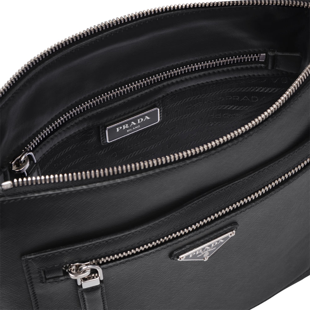 Prada Saffiano leather shoulder bag 2VH062 9Z2 F0002 - Photo-4