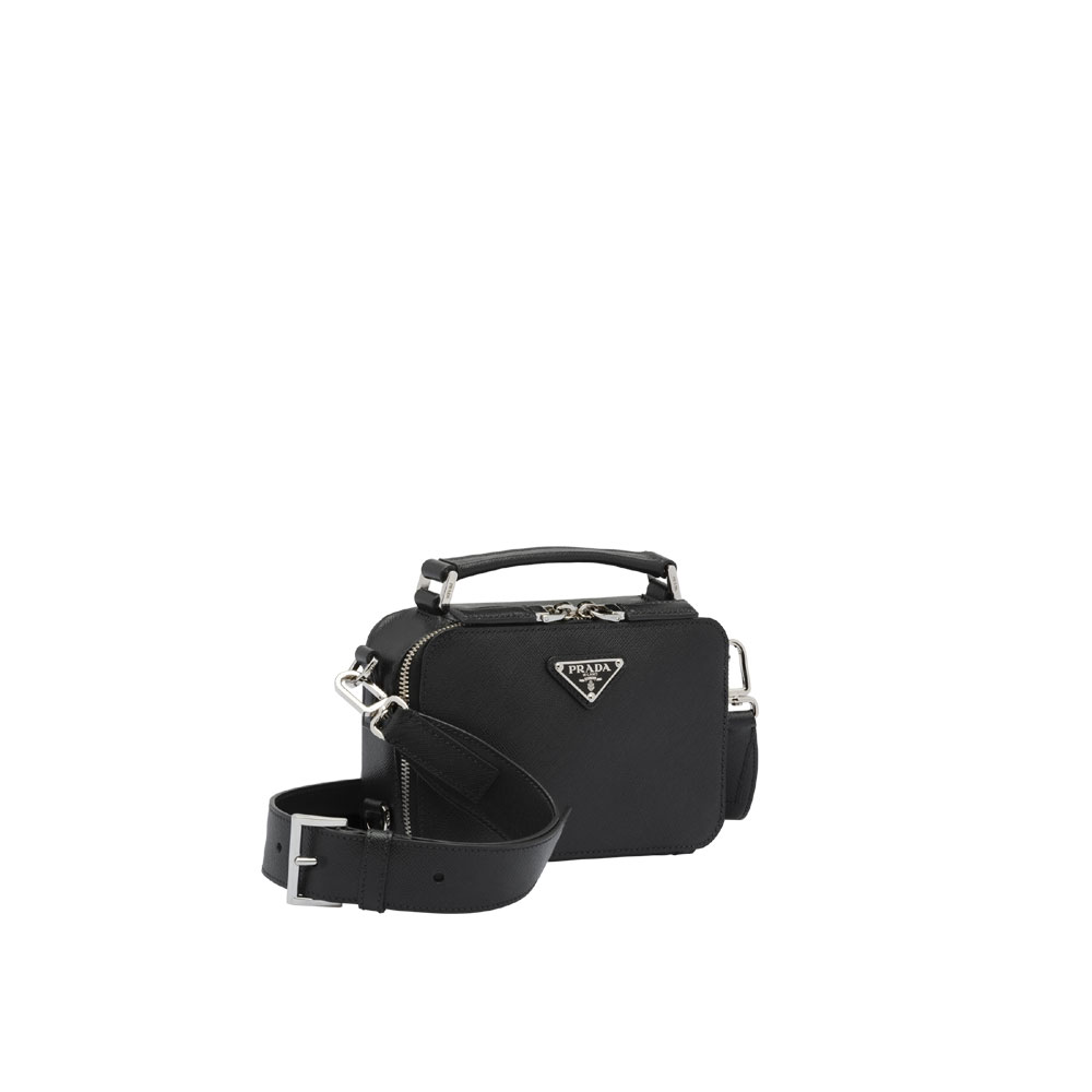 Prada Saffiano leather bandoleer bag 2VH070 9Z2 F0002 - Photo-2
