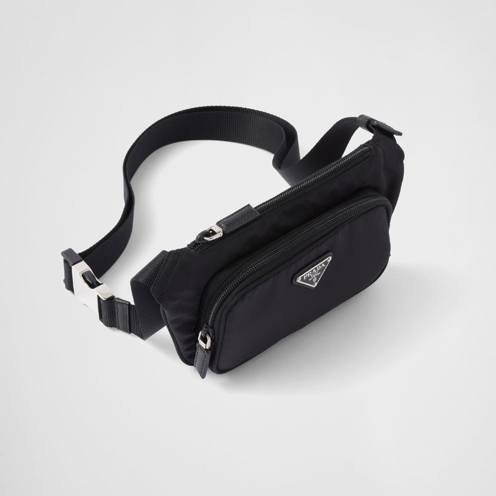 Prada Black Re-nylon Saffiano Shoulder Bag 2VH128 2DMH F0002 - Photo-2
