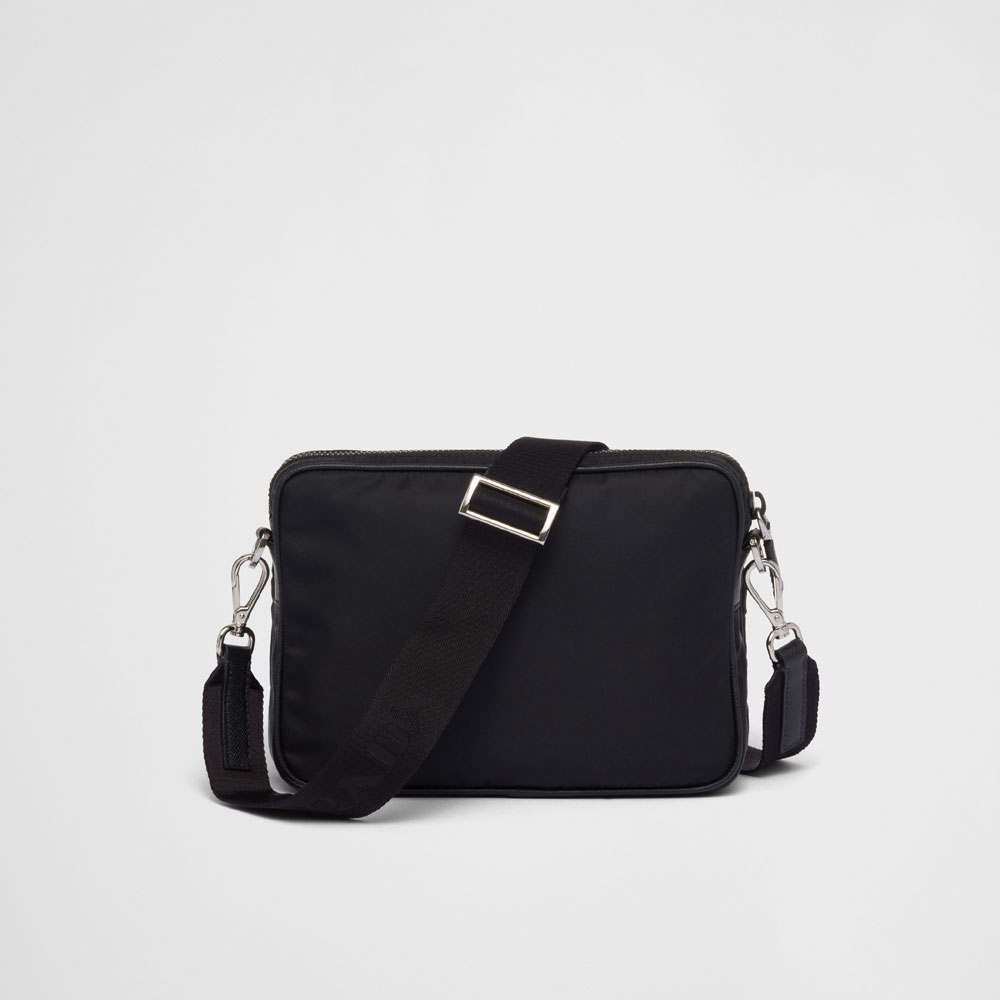 Prada Black Re-nylon Saffiano Shoulder Bag 2VH133 2DMH F0002 - Photo-3