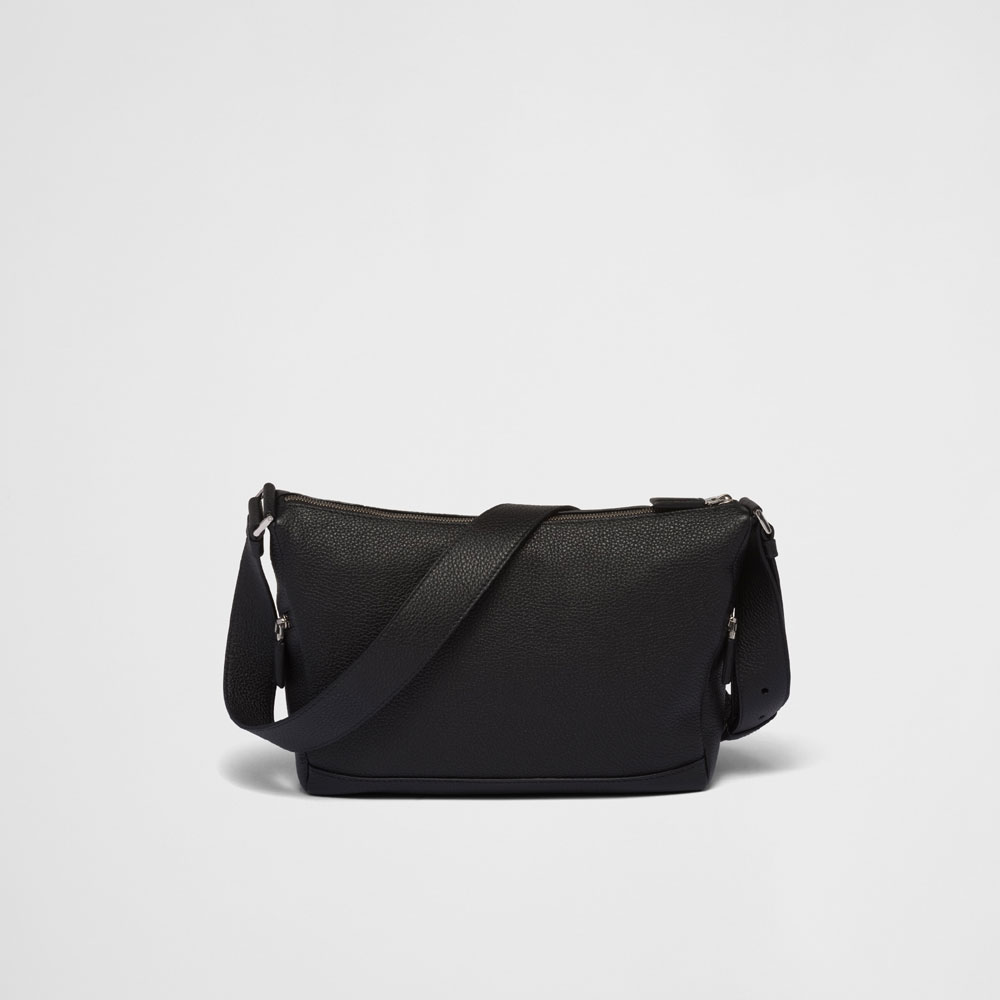 Prada Black Leather Bag With Shoulder Strap 2VH165 2BBE F0002 - Photo-3