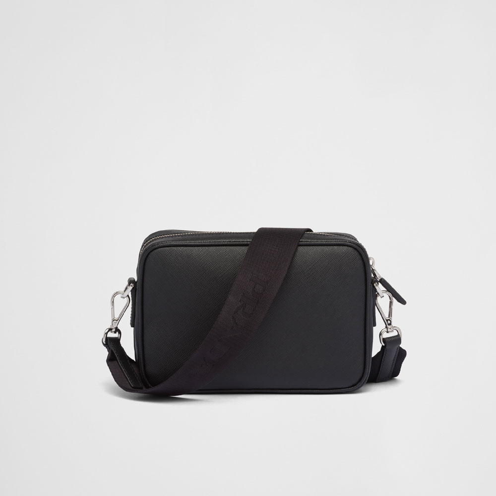 Prada Black Saffiano Shoulder Bag 2VH170 9Z2 F0002 - Photo-3