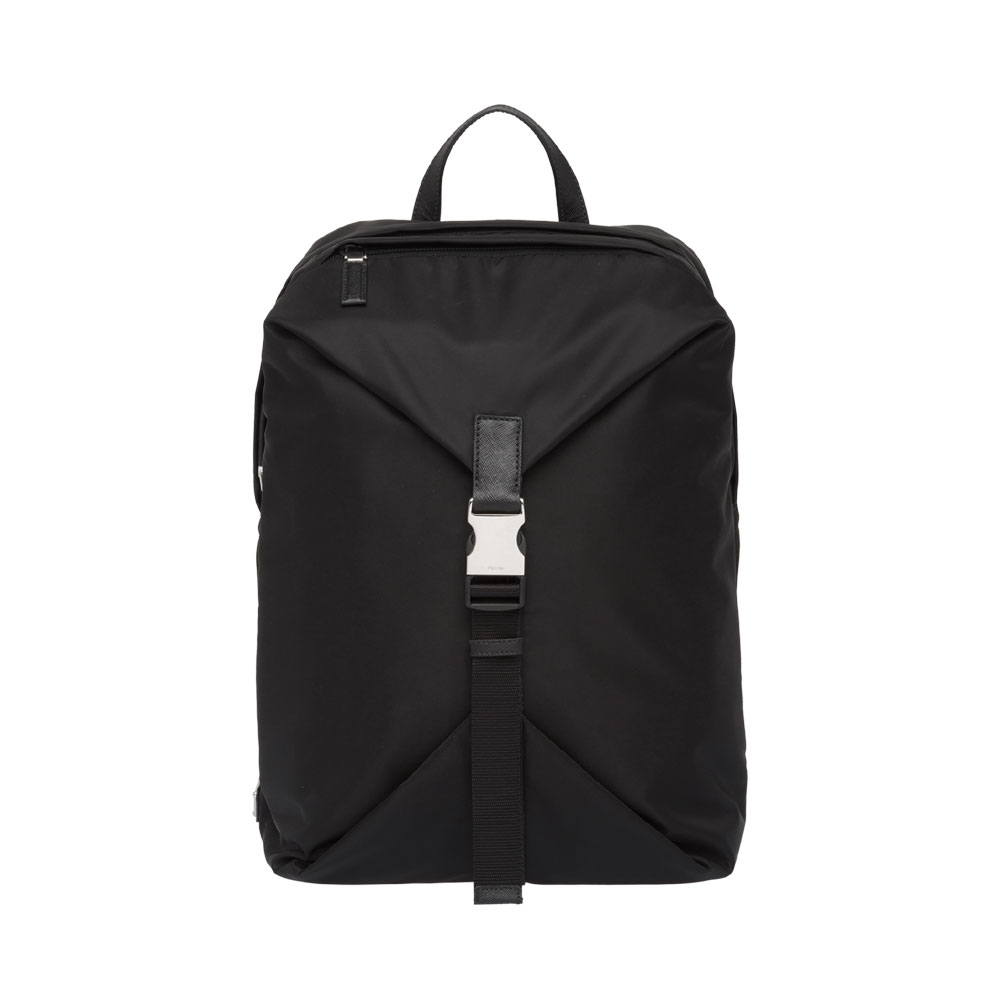 Prada Black Re-nylon Saffiano Backpack 2VZ028 2DMG F0002