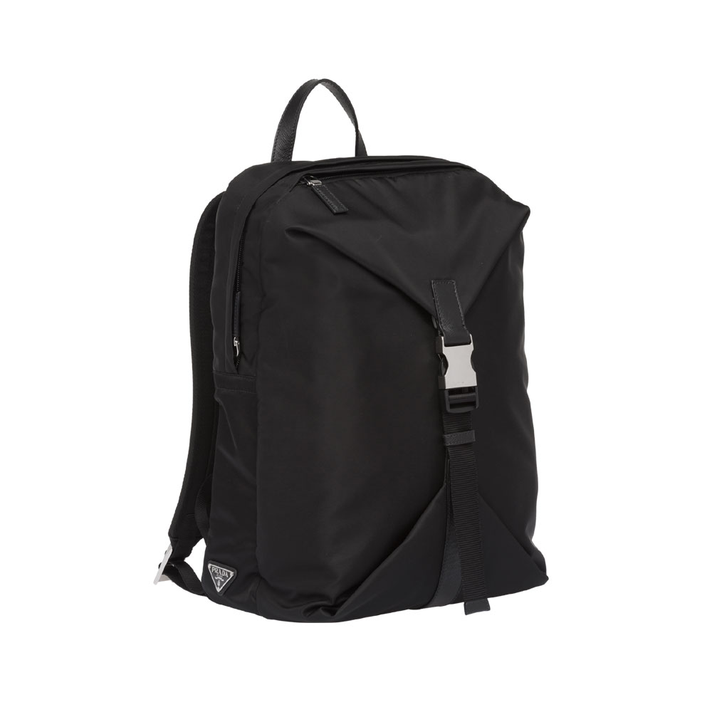 Prada Black Re-nylon Saffiano Backpack 2VZ028 2DMG F0002 - Photo-2