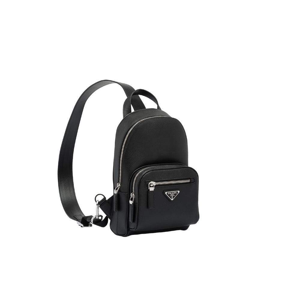 Prada Saffiano one shoulder backpack 2VZ031 9Z2 F0002 - Photo-2