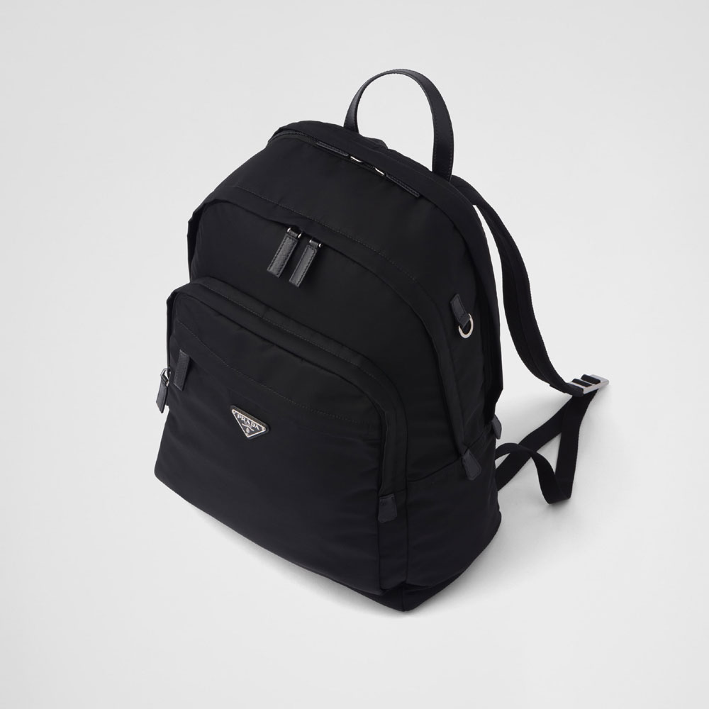 Prada Black Re-nylon Saffiano Backpack 2VZ048 2DMG F0002 - Photo-2