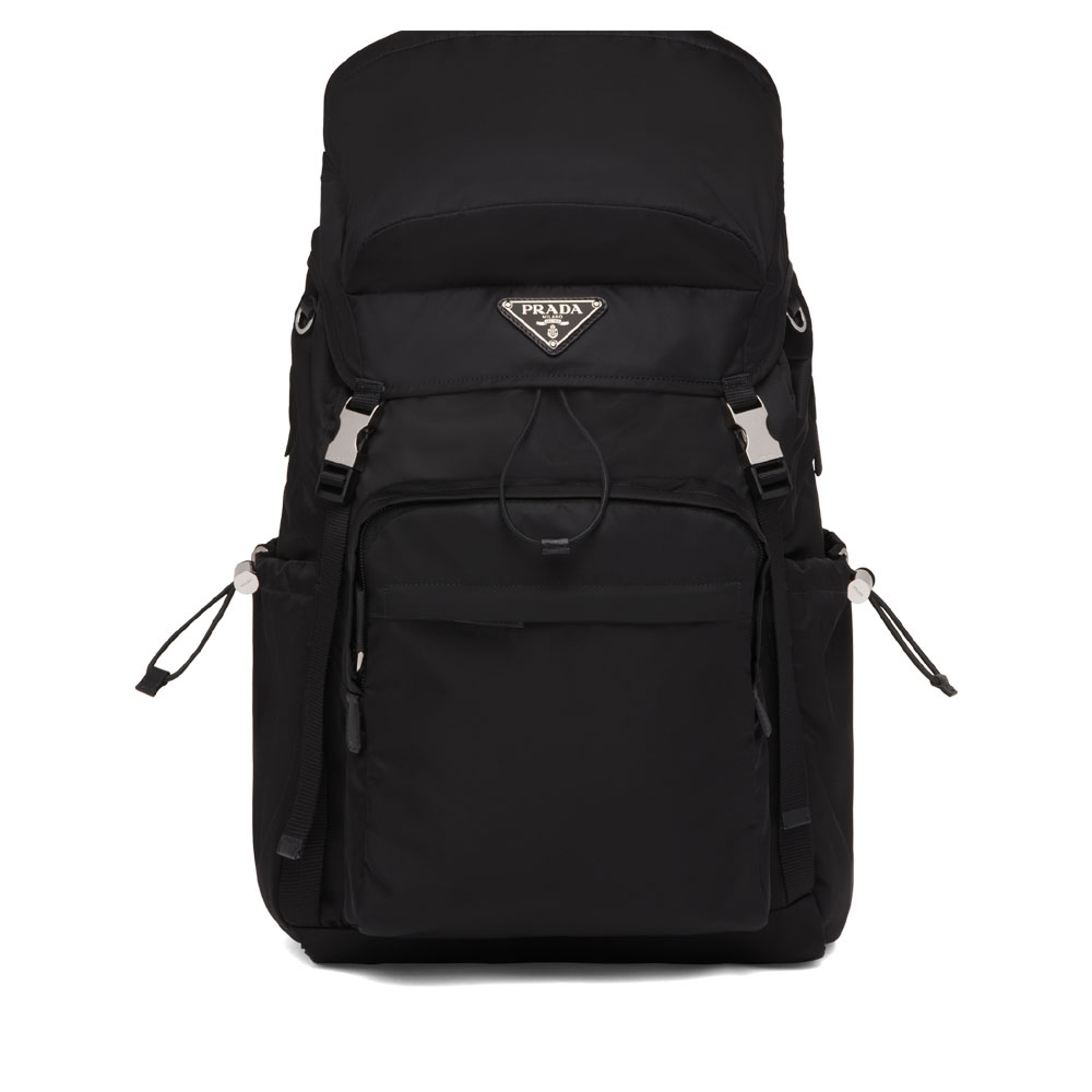 Prada Black Re-nylon Saffiano Backpack 2VZ090 2DMG F0002