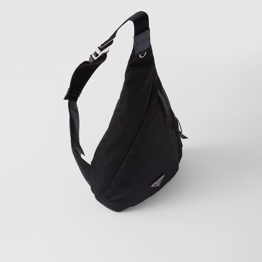Prada Black Re-nylon Leather Backpack 2VZ092 2DW3 F0002 - Photo-2