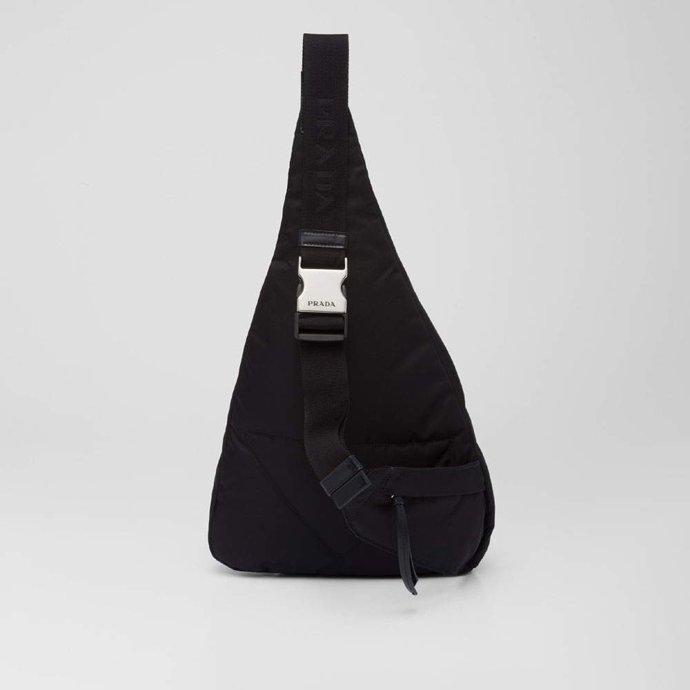 Prada Black Re-nylon Leather Backpack 2VZ092 2DW3 F0002 - Photo-3