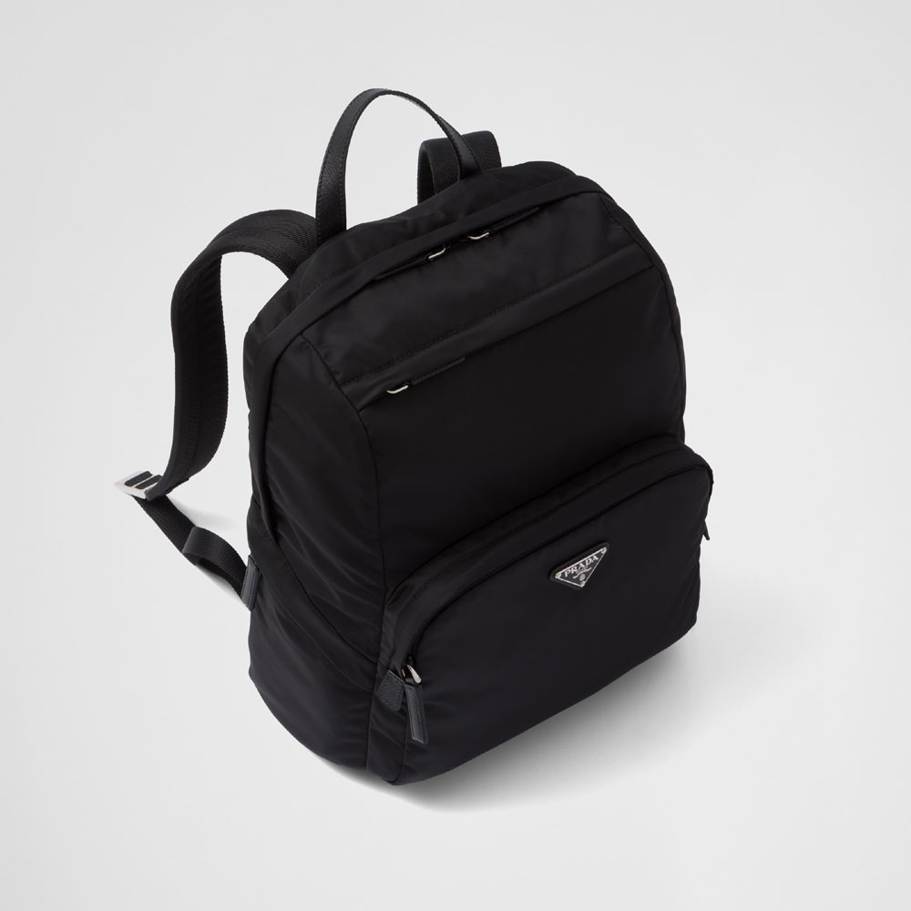 Prada Black Re-nylon Saffiano Backpack 2VZ104 2DMG F0002 - Photo-2