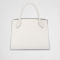 White Prada Monochrome Small Saffiano Bag 1BA156 2ERX F0009 - thumb-3