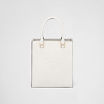 Prada White Saffiano Handbag 1BA333 NZV F0009