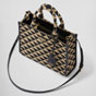 Prada Symbole embroidered fabric handbag 1BA354 2FKL F0Y30 - thumb-2