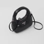 Black Prada Soft Padded Nappa Leather Mini-bag 1BA384 2DYI F0002 - thumb-2