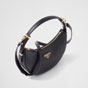 Black Prada Arque Leather Shoulder Bag 1BC194 ASK F0002 - thumb-2