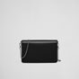 Prada Black Brushed Leather Shoulder Bag 1BD307 ZO6 F0002 - thumb-3