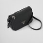 Prada Black Leather Shoulder Bag 1BD314 2DKV F0002 - thumb-2