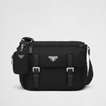 Prada Black Re-nylon Shoulder Bag 1BD953 RV44 F0002
