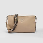 Prada Sand N Leather shoulder bag 1BH050 2DKV F02YP