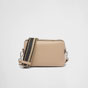 Prada Sand N Leather bag with shoulder strap 1BH082 2DKV F02YP - thumb-3