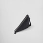 Black Leather Prada Triangle pouch 1NE039 2BYA F0002 - thumb-2