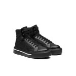 Prada Macro Re-Nylon leather high-top sneakers 2TG183 3LF5 F0632