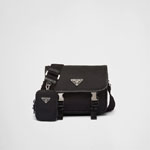 Prada Re-Nylon Saffiano leather shoulder bag 2VD034 2DMH F0002