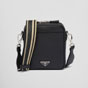 Prada Black Saffiano Shoulder Bag 2VH154 2FAD F0002 - thumb-3
