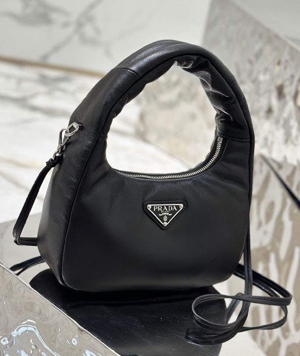 Black Prada Soft Padded Nappa Leather Mini-bag 1BA384 2DYI F0002 review image #1