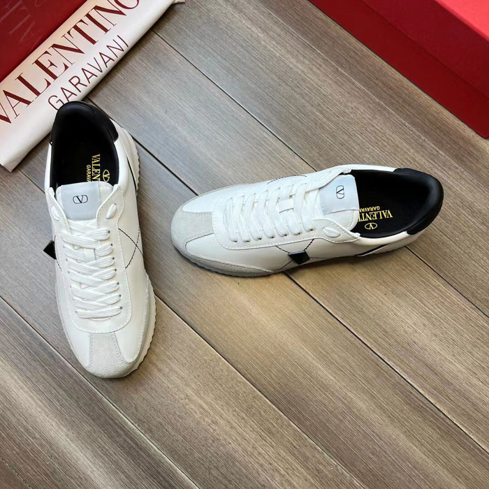 Valentino Garavani Stud Around Low-Top Calfskin Nappa Sneaker 2Y2S0G51TUFQ1X review image #1