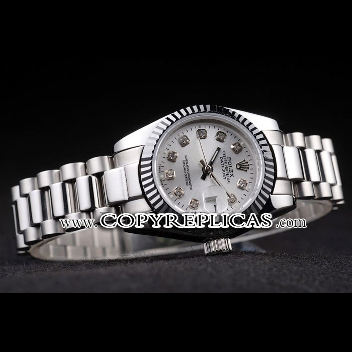 Rolex Datejust Polished Stainless Steel Silver Dial RL6611 - Photo-2