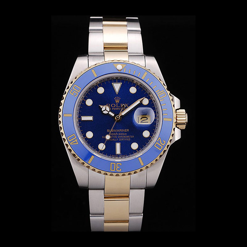 Rolex Submariner Blue Tachymeter Blue Dial Watch RL6643