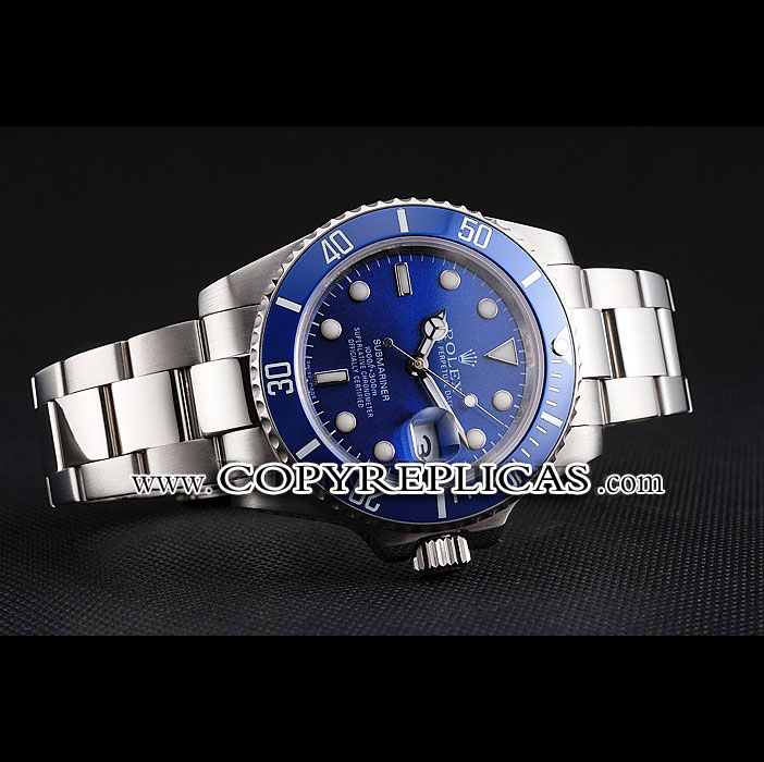 Rolex Submariner Blue Tachymeter Blue Dial Watch RL6645 - Photo-2